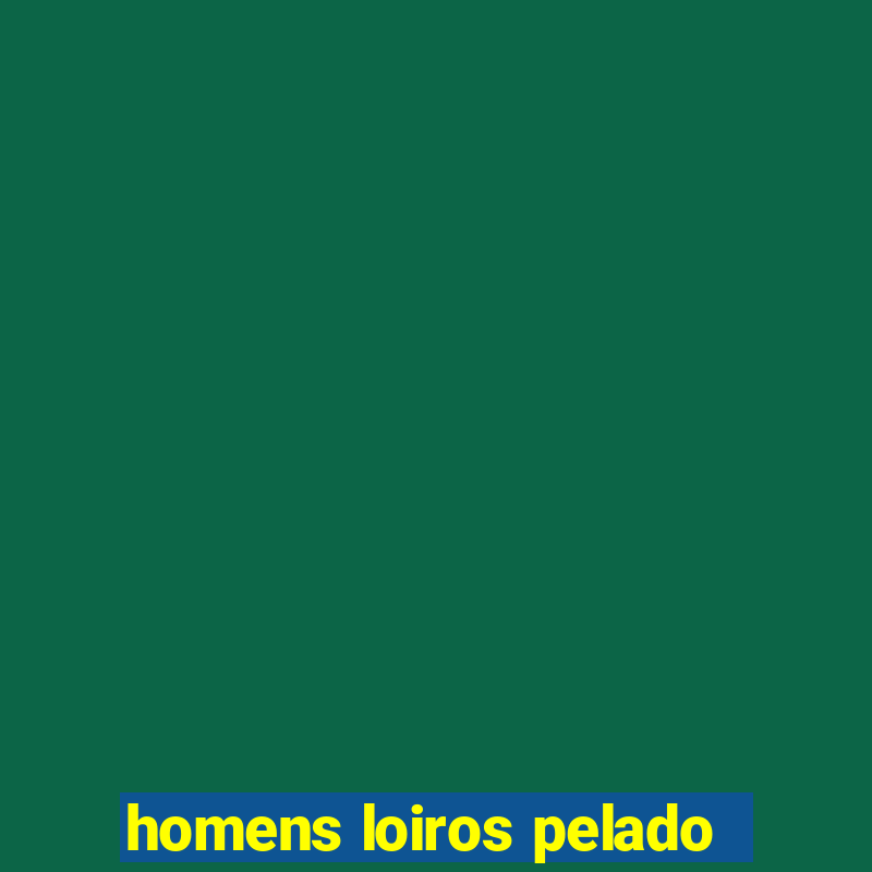 homens loiros pelado